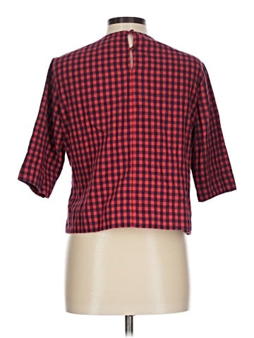 Aqua 3/4 Sleeve Blouse (view 2)
