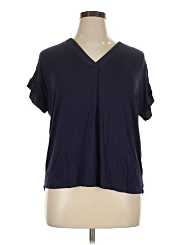 Cable & Gauge Short Sleeve Blouse (view 1)