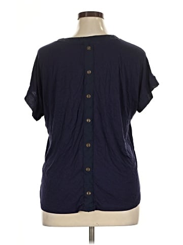 Cable & Gauge Short Sleeve Blouse (view 2)