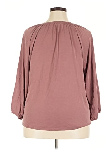 Lucky Brand 3/4 Sleeve Blouse (view 2)