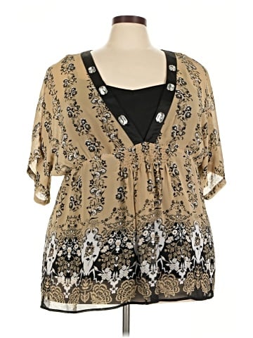 New York City Design Co. Short Sleeve Blouse (view 1)