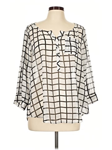 Torrid 3/4 Sleeve Blouse (view 1)