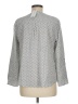 Notations Gray Long Sleeve Blouse Size M - photo 2