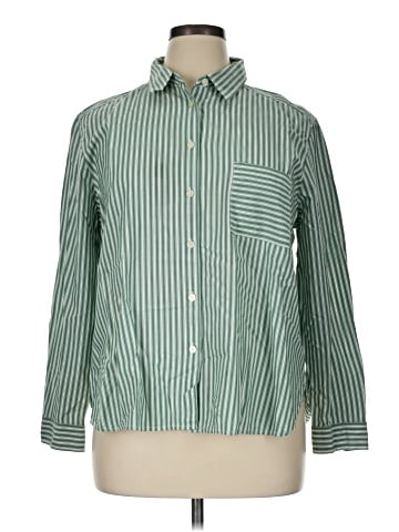 Ann Taylor LOFT Long Sleeve Button-Down Shirt (view 1)