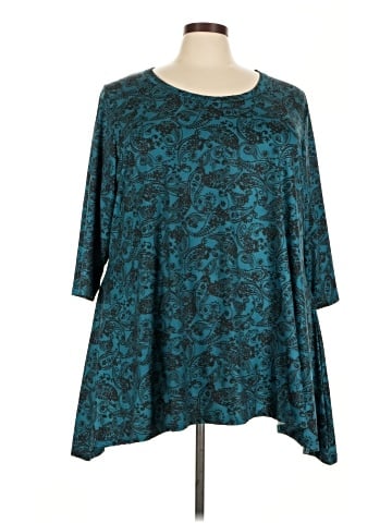 Woman Within 3/4 Sleeve Blouse (view 1)