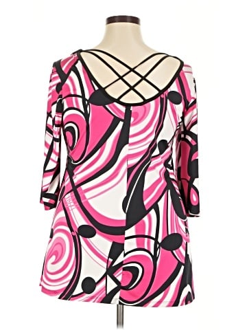 Lane Bryant Outlet 3/4 Sleeve T-Shirt (view 2)
