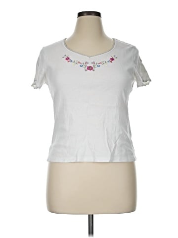 Christopher & Banks Short Sleeve T-Shirt (view 1)