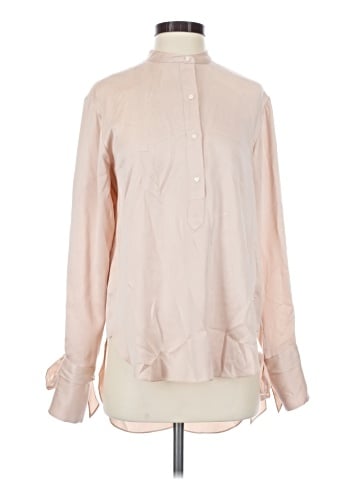 Rag & Bone Long Sleeve Silk Top (view 1)