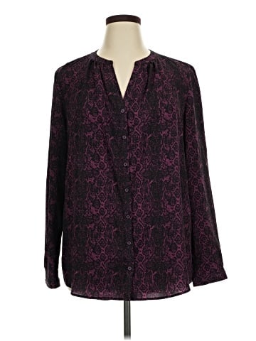 Jaclyn Smith Long Sleeve Blouse (view 1)