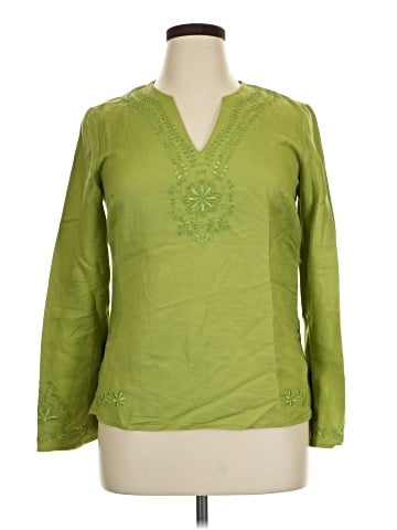 Tribal Long Sleeve Blouse (view 1)