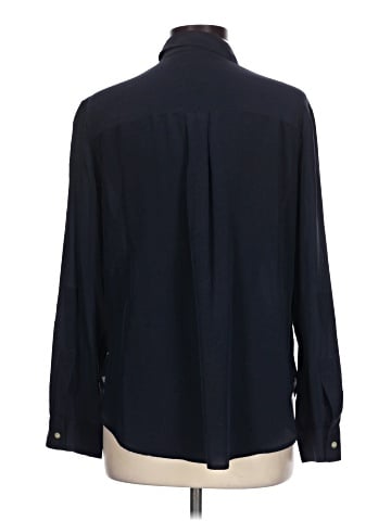 Ann Taylor Long Sleeve Silk Top (view 2)