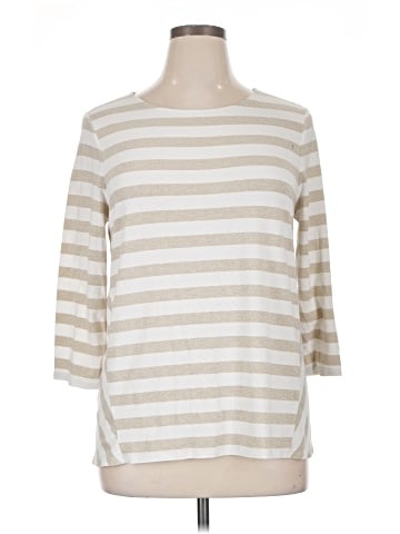 Chico's 3/4 Sleeve T-Shirt (view 1)