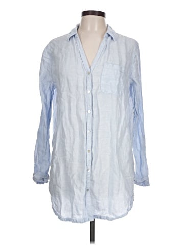 Sigrid Olsen 3/4 Sleeve Button-Down Shirt (view 1)