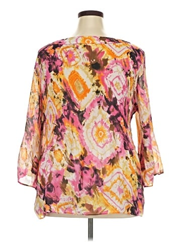 Cato 3/4 Sleeve Blouse (view 2)