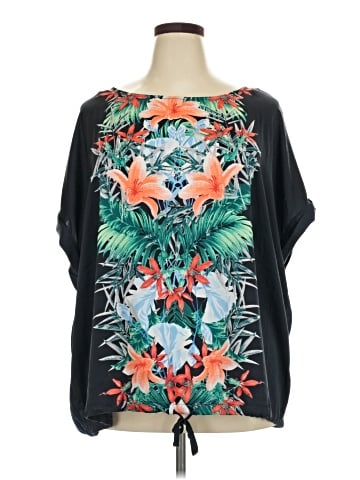 Liz Claiborne Short Sleeve Blouse (view 1)