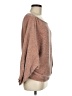 Zara 100% Polyester Metallic Brown Pullover Sweater Size M - photo 4