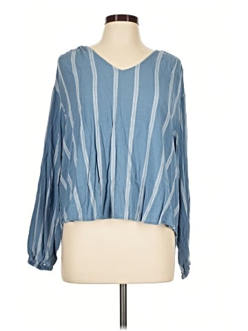 a.n.a. A New Approach Long Sleeve Blouse (view 1)