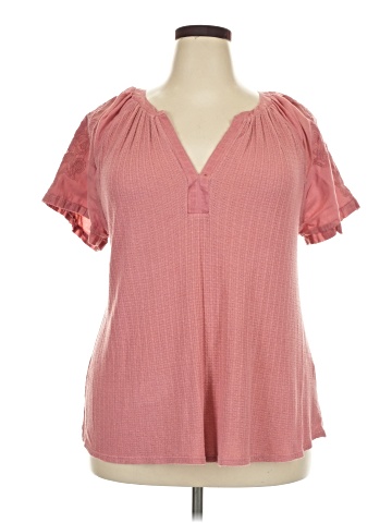 Lucky Brand Short Sleeve Blouse (view 1)