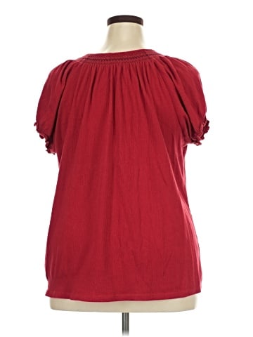 Laura Scott Short Sleeve Blouse (view 2)