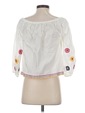 Madewell Embroidered Off-the-Shoulder Top (view 2)