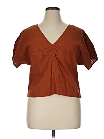 Madewell Puff-Sleeve Top in Clip Dot (view 1)