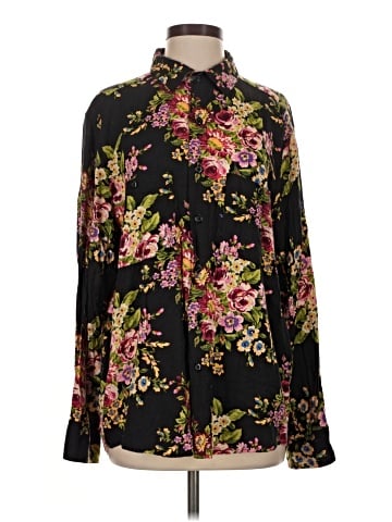 American Apparel Long Sleeve Blouse (view 1)
