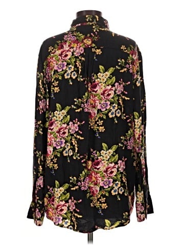 American Apparel Long Sleeve Blouse (view 2)