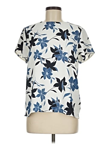 Ann Taylor Short Sleeve Blouse (view 1)