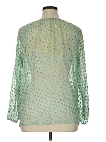Lilly Pulitzer Long Sleeve Silk Top (view 2)