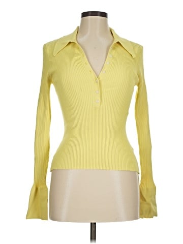 A.L.C. Long Sleeve Polo (view 1)