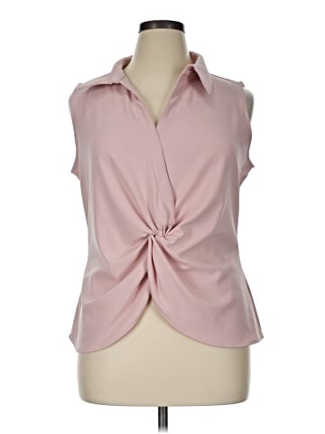 Calvin Klein Sleeveless Blouse (view 1)