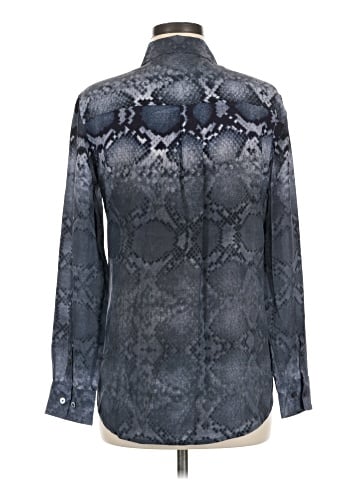 Equipment Long Sleeve Blouse (view 2)