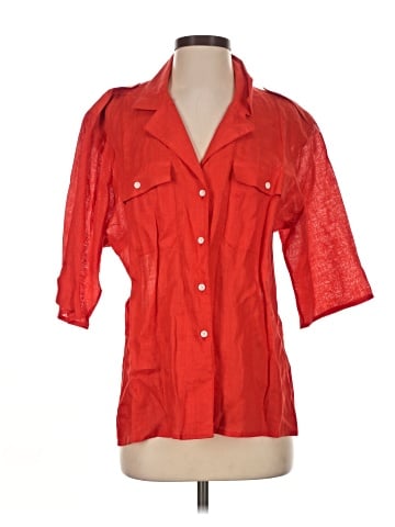 Talbots 3/4 Sleeve Button-Down Shirt (view 1)