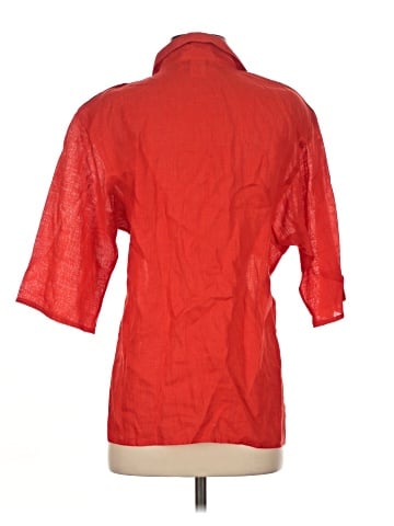 Talbots 3/4 Sleeve Button-Down Shirt (view 2)