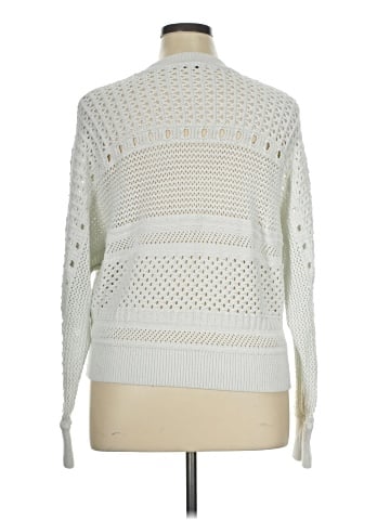 Madewell Open-Stitch Cotton Pullover Sweater (view 2)