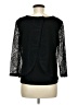 MULTIPLES 100% Polyester Black 3/4 Sleeve Top Size M - photo 2