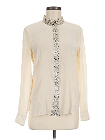 Equipment Long Sleeve Blouse (view 1)