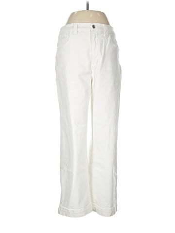 Madewell The Perfect Vintage Wide-Leg Crop Jean in Tile White (view 1)