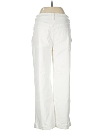 Madewell The Perfect Vintage Wide-Leg Crop Jean in Tile White (view 2)