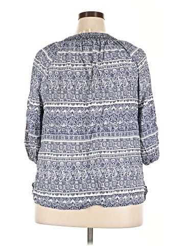 Faded Glory 3/4 Sleeve Blouse (view 2)