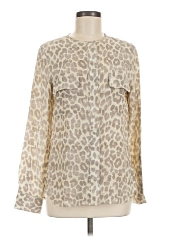 Equipment Long Sleeve Blouse (view 1)
