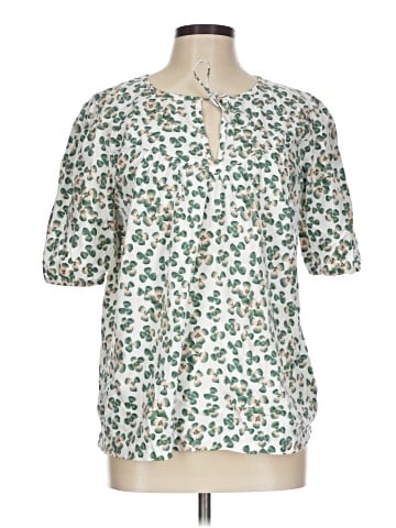 Ann Taylor LOFT Outlet Short Sleeve Blouse (view 1)
