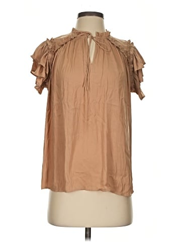 Ann Taylor Short Sleeve Blouse (view 1)