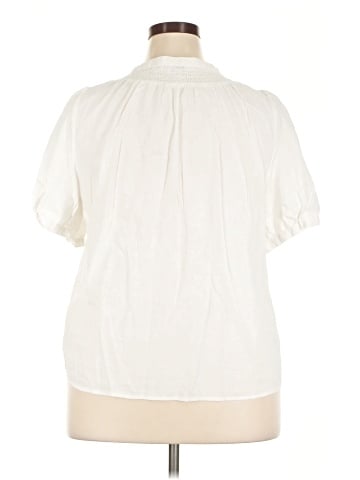 J.Crew Factory Store Short Sleeve Blouse (view 2)