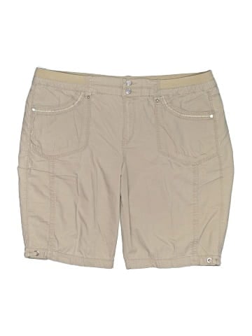 Gloria Vanderbilt Khaki Shorts (view 1)