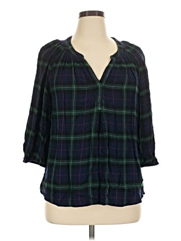 Crown & Ivy 3/4 Sleeve Blouse (view 1)
