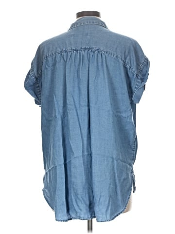 Ann Taylor LOFT Short Sleeve Blouse (view 2)