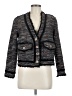 Aqua 100% Polyester Tweed Black Blazer Size M - photo 1