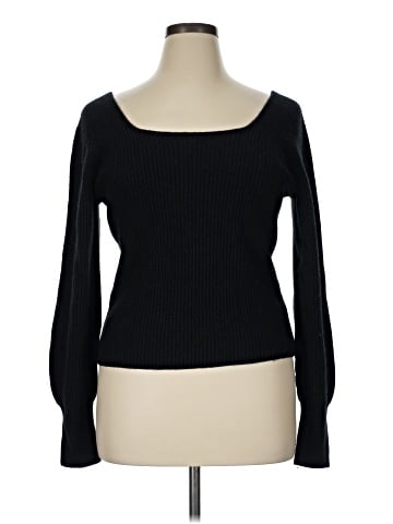 Madewell SoftWool Square-Neck Pullover Sweater (view 1)