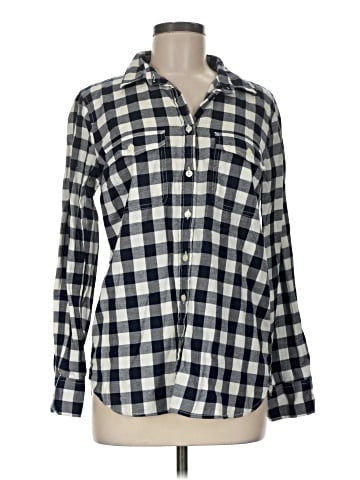 J.Crew Factory Store Long Sleeve Button-Down Shirt (view 1)